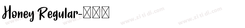 Honey Regular字体转换